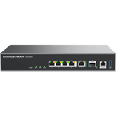 Dispositivo de Convergencia de Redes GCC6020 / Router VPN / Firewall de Próxima Generación / IP PBX / Switch de Red / 4 Puertos Gigabit Ethernet / 1 Puerto SFP+ 10 Gigabit / 1 Puerto 2.5 Gigabit / Administración en la Nube GDMS / Mont